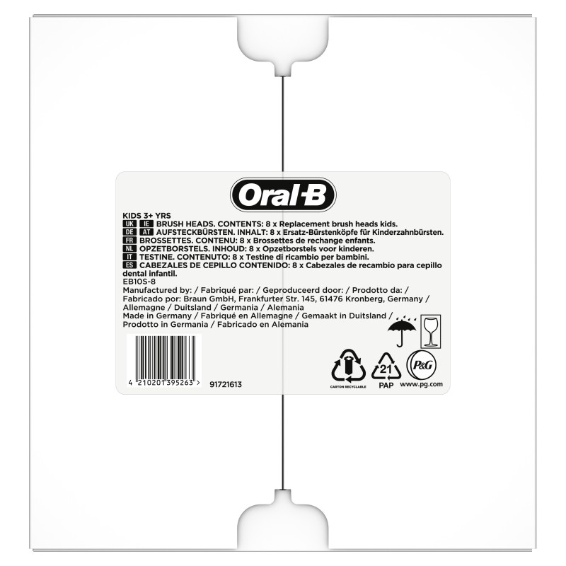 Oral-B Brush Heads Frozen 8er