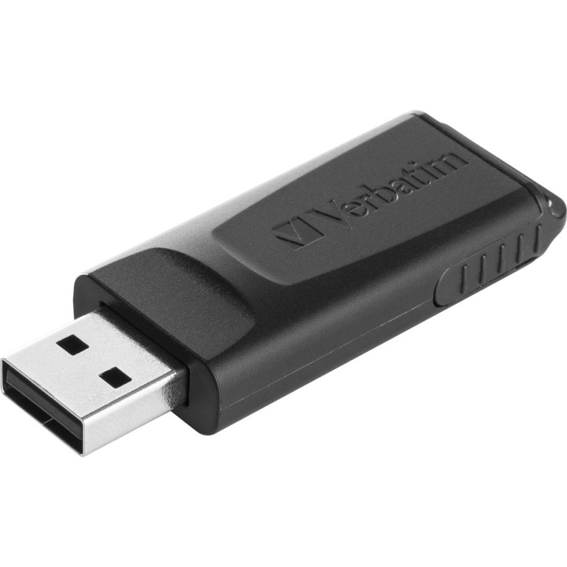 Verbatim USB-Stick 2.0 Store &acute;n&acute; Go Slider 128GB schwarz