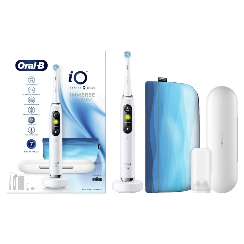 Braun Oral-B iO Series 9 Special Edition White Alabaster