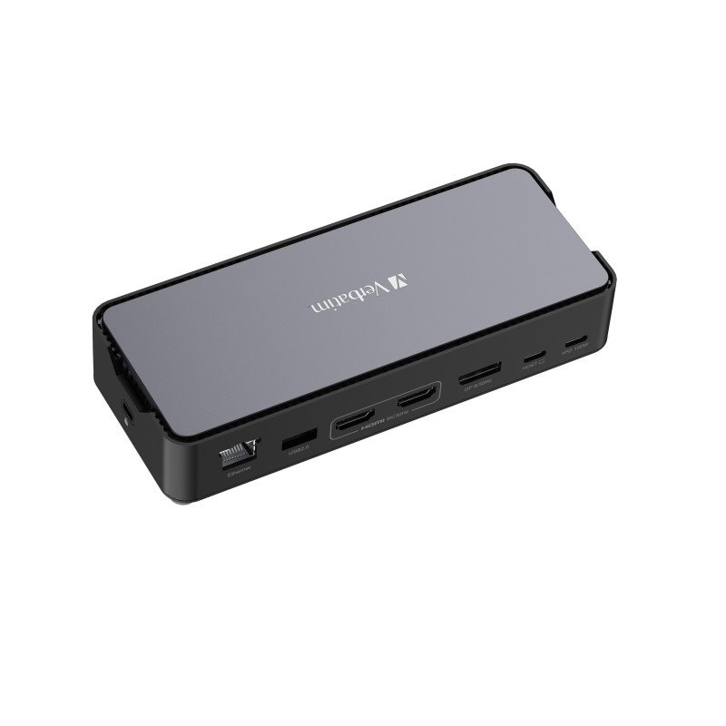 Verbatim USB-C Pro Dockingstation CDS-15 mit HDMI/DP/RJ45/USB-A/USB-C