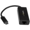 STARTECH.COM USB C TO GIGABIT ETHERNET ADAPTER - BLACK - USB 3.1 TO R