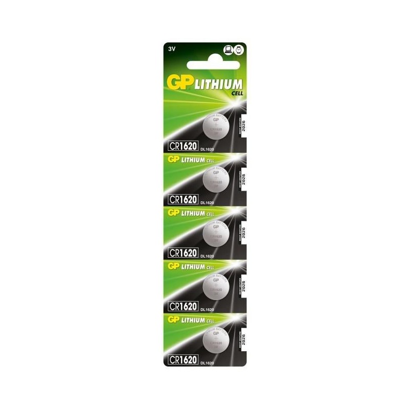 LITHIUM BUTTON CELL CR1620