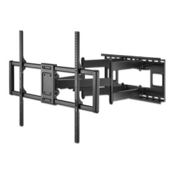 Manhattan 462358 Supporto TV a parete 3,05 m [120] Nero (Tv &amp; Monitor