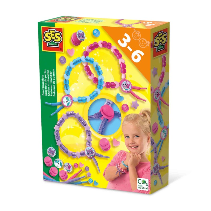 SES CREATIVE Bead Bracelets, 3 to 6 Years [14047]