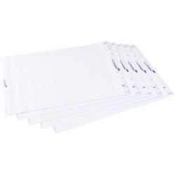 Legamaster flipchart paper pad grid 5pcs