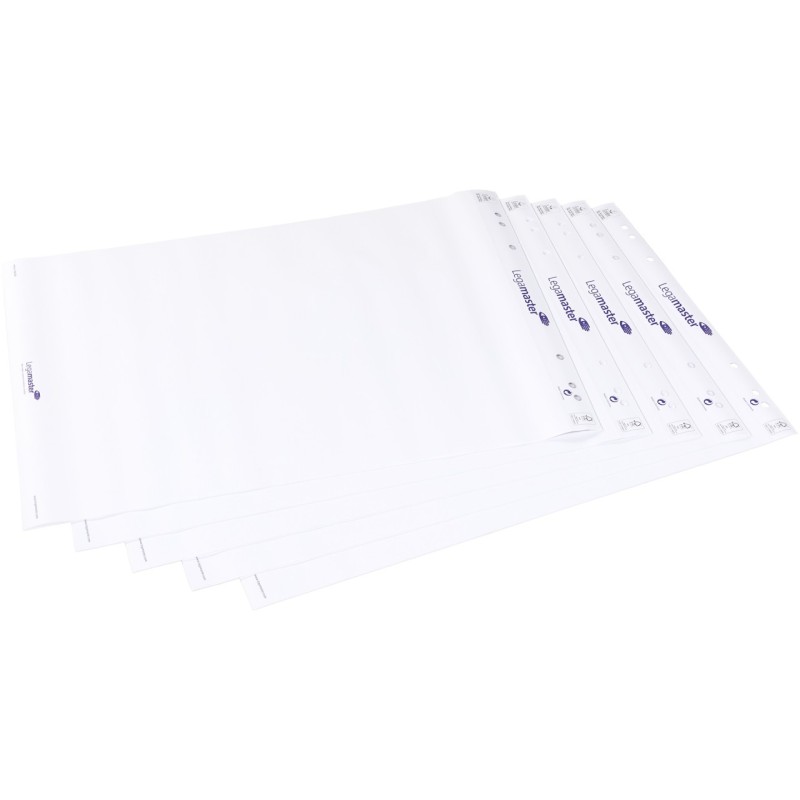 Legamaster flipchart paper pad plain 5pcs