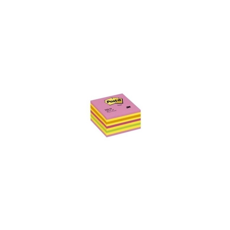 Foglietti riposizionabili Post-it&reg; Notes Cubo Neon 76x76 mm 450 ff b