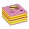 Foglietti riposizionabili Post-it&reg; Notes Cubo Neon 76x76 mm 450 ff b