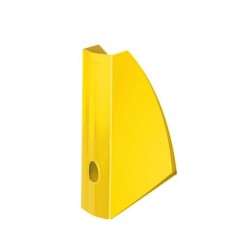 Portariviste Leitz WOW in polistirolo A4 giallo metallizzato 7,5x25,8