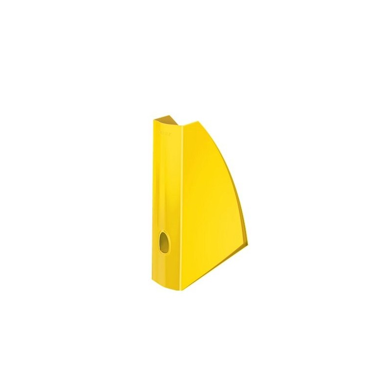 Portariviste Leitz WOW in polistirolo A4 giallo metallizzato 7,5x25,8