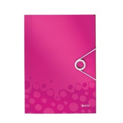 LEITZ Eckspanner LEITZ Eckspannmappen WOW pk DIN A4 pink