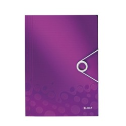 LEITZ Eckspanner LEITZ Eckspannmappen WOW vt DIN A4 violett