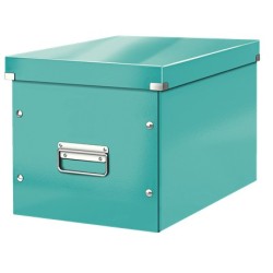 LEITZ Aufbewahrungsboxen Click&amp;Store Cube gro&Atilde; eisblau 30,0 l - 32