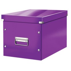 LEITZ Aufbewahrungsboxen Click&amp;Store Cube gro&Atilde; violett 30,0 l - 32