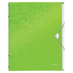 Cartella classificatore LEITZ Cartella classificatore LEITZ 6 scomparti gn DIN A4 6 volte verde