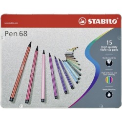 STABILO Filzstifte STABILO Pen 68,15e Pack Farbs 1.0 mm Mehrfarbig