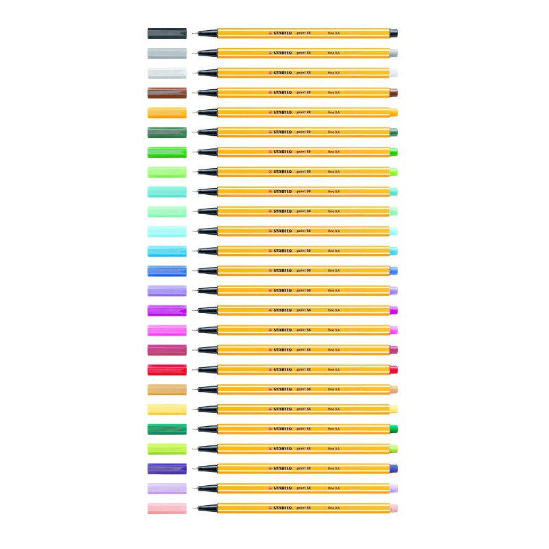 STABILO Fineliner Point 88 0.4 mm Mehrfarbig