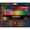 STABILO Filzstifte Fil pointMax 42er ARTY Etui 0.8 Mehrfarbig