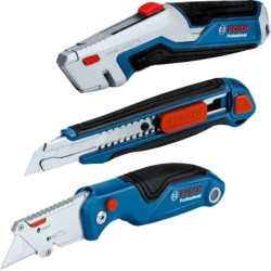 BOSCH Professional Cuttermesser-Set Bosch Combo Kit MesserSet 3tlg 1.