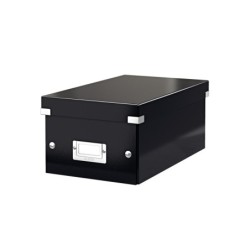 LEITZ CD-/DVD-Boxen LEITZ DVD-Ablagebox schwarz Schwarz