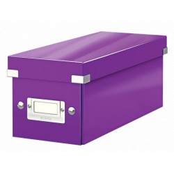 LEITZ CD-/DVD-Boxen LEITZ CD Ablagebox violett-Met Violett