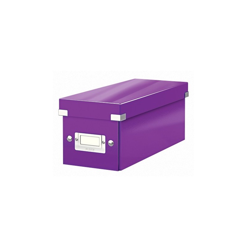 LEITZ CD-/DVD-Boxen LEITZ CD Ablagebox violett-Met Violett