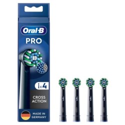 Oral-B Cross Action 4 pack S&Atilde;&brvbar;t til udskiftning af b&Atilde;&cedil;rstehoved