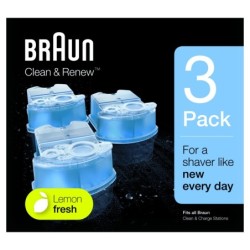 Braun Clean &amp; Renew CCR3 Reinigungskartusche Blau 382355