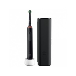 Braun Oral-B Pro 3 3500 Black mit Reiseetui Streifen Design Edition