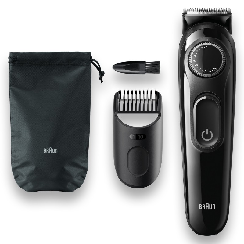 BRAUN BEARD BT3324 BLK/BLK BOX MN