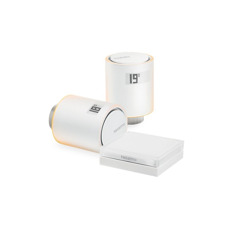 Netatmo Starterpaket Heizen, inkl. 2 x smartes Thermostat &amp; Relais