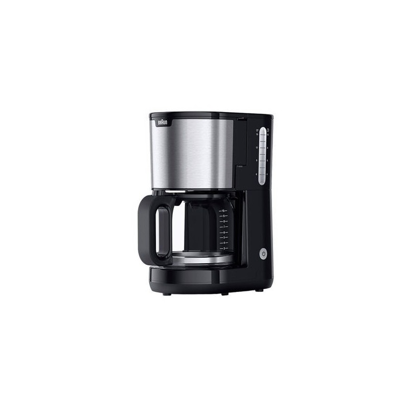 Braun PurShine KF 1500 BK Kaffemaskine Rustfrit st&Atilde;&yen;l/sort