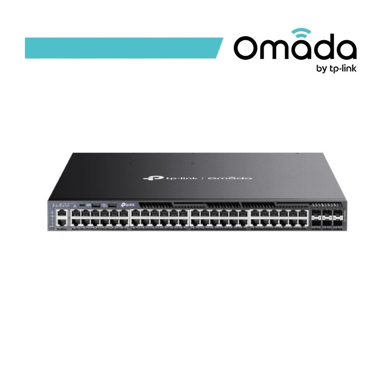 TP-Link - SG6654XHP - Omada 48-PortGigabit Stackable L3 Managed PoE+ 