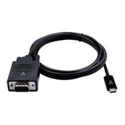 V7 V7UCVGA-2M VGA D-Sub USB tipo-C Nero