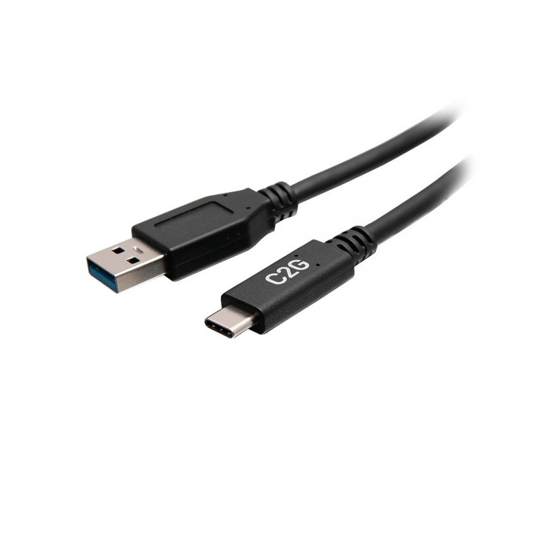 C2G Cavo maschio USB-C&Acirc;&reg; a USB-A, 0,5 m - USB 3.2 Gen 1 [5 Gbps] (C