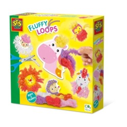 SES CREATIVE Fluffy Loops Soft Yarn Animals [14010]