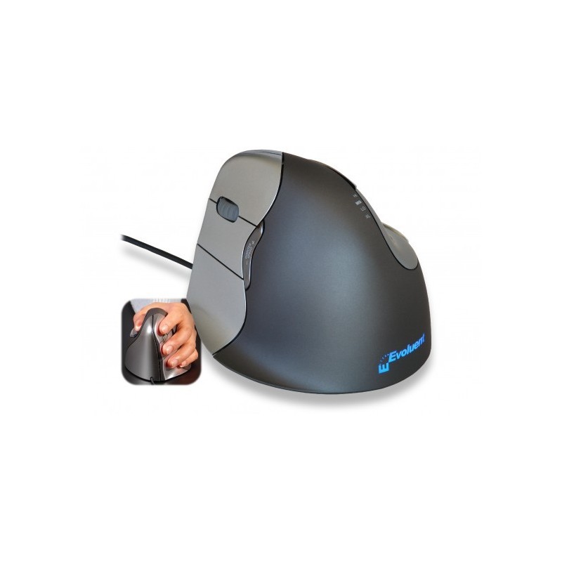 BakkerElkhuizen Evoluent4 mouse Mancino Laser 2600 DPI (B/Elkhuizen. 