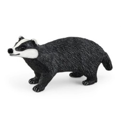 schleich WILD LIFE Badger (SCHLEICH Wild Life Badger Toy Figure, 3 to