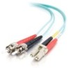 C2G 85541 cavo a fibre ottiche 2 m LC ST OFNR Turchese (C2G LC-ST 10G