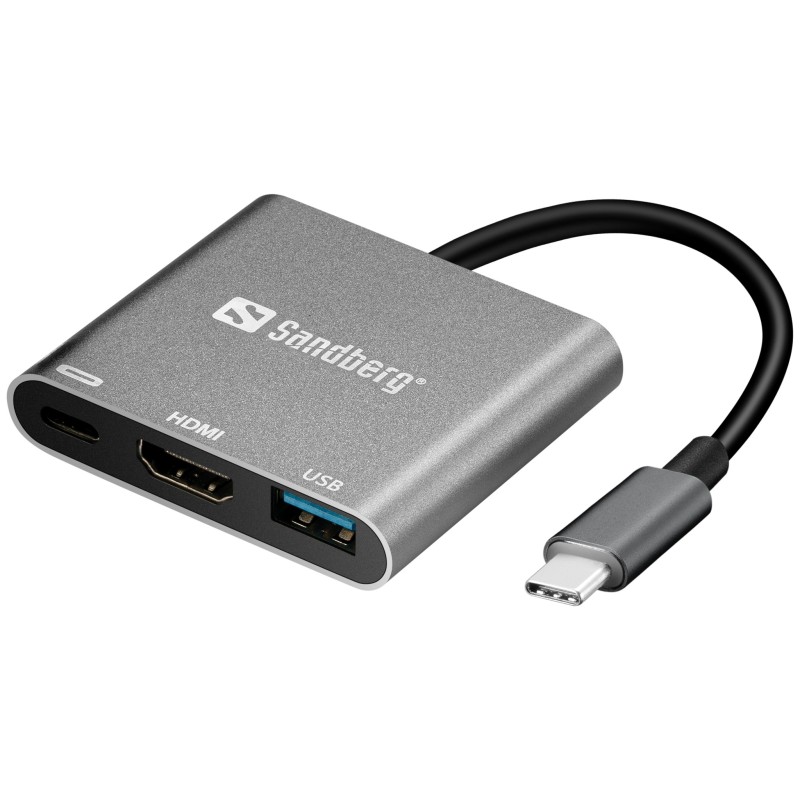 Sandberg USB-C Mini Dock HDMI+USB (USB-C Mini Dock HDMI+USB - USB-C M