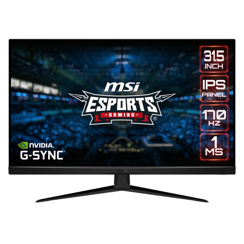 MSI G321Q Monitor PC 80 cm [31.5] 2560 x 1440 Pixel Wide Quad HD Nero