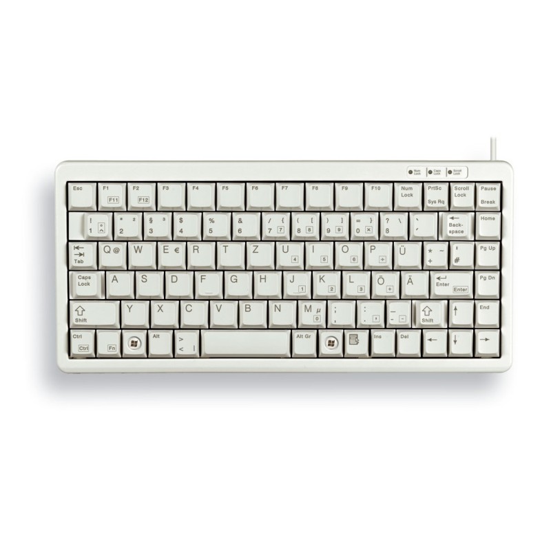 CHERRY G84-4100 tastiera USB + PS/2 QWERTY Inglese UK Grigio (CHERRY 