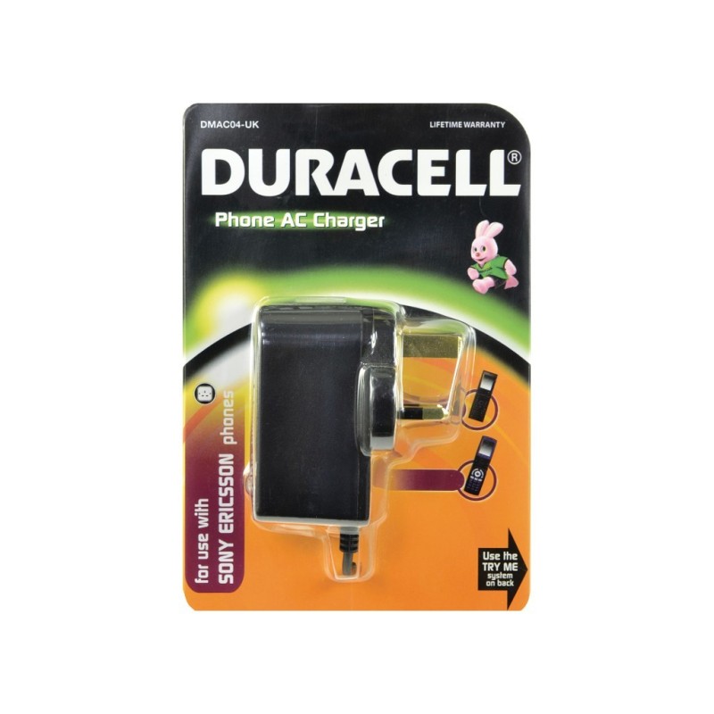 Duracell DMAC04-UK Caricabatterie per dispositivi mobili Nero Esterno