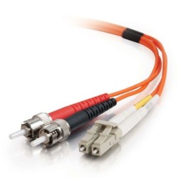 C2G 2m LC/ST LSZH Duplex 62.5/125 Multimode Fibre Patch Cable cavo a 