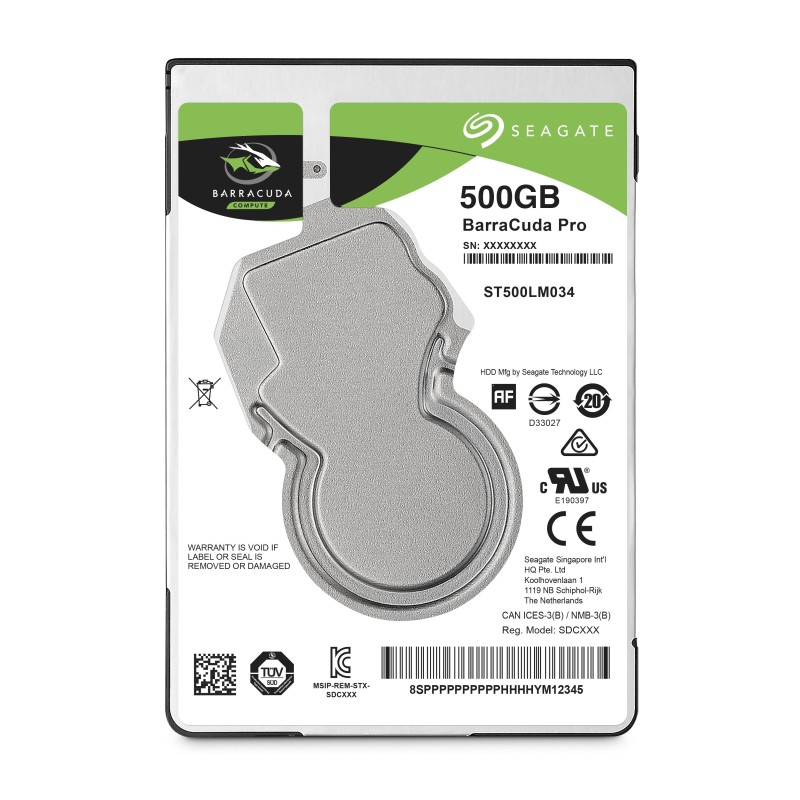 Seagate Barracuda Pro 2.5 500 GB Serial ATA III (BARRACUDA 2.5IN 500G