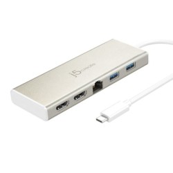 j5create JCD381-N Mini dock-Ethernet Dual HDMI USB Type-C&acirc;&cent;/ HUB 