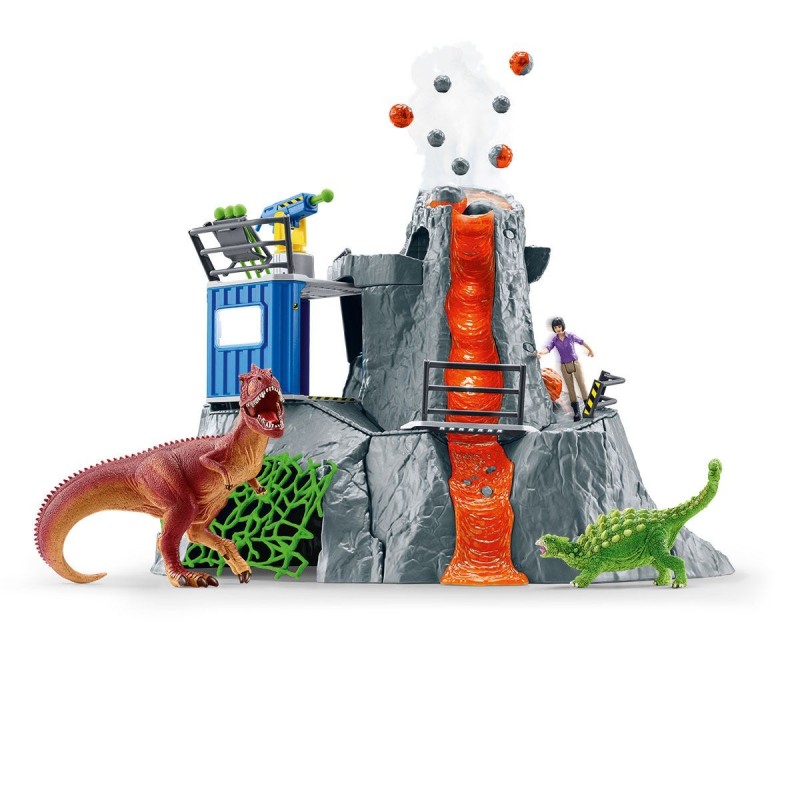 schleich Dinosaurs 42564 set da gioco (SCHLEICH Dinosaur Volcano Expe