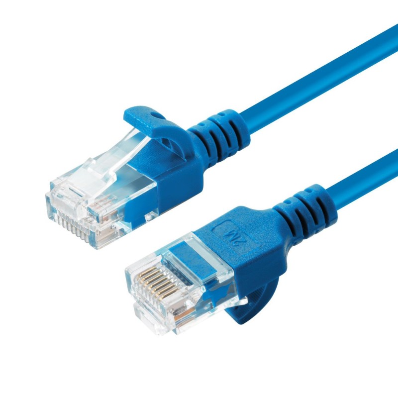 U/utp cat6a slim 10m blu