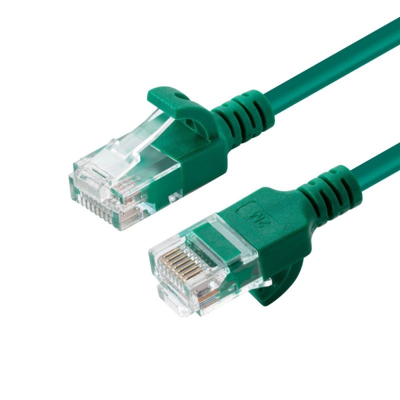 U/UTP CAT6A Sottile 1M Verde