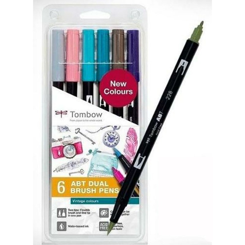 Pennarelli Tombow ABT DUAL Multicolore